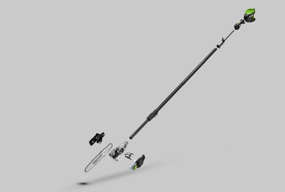 Высоторез/Сучкорез аккумуляторный телескопический Greenworks PS102T, 25 см, бесщеточный, без АКБ и ЗУ (1402407)