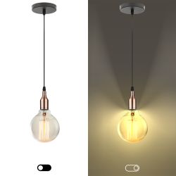 PL13 E27 - 6 RC Подсветка ЭРА Накладной, цоколь Е27, провод 1 м, цвет медь | Подвесные светильники