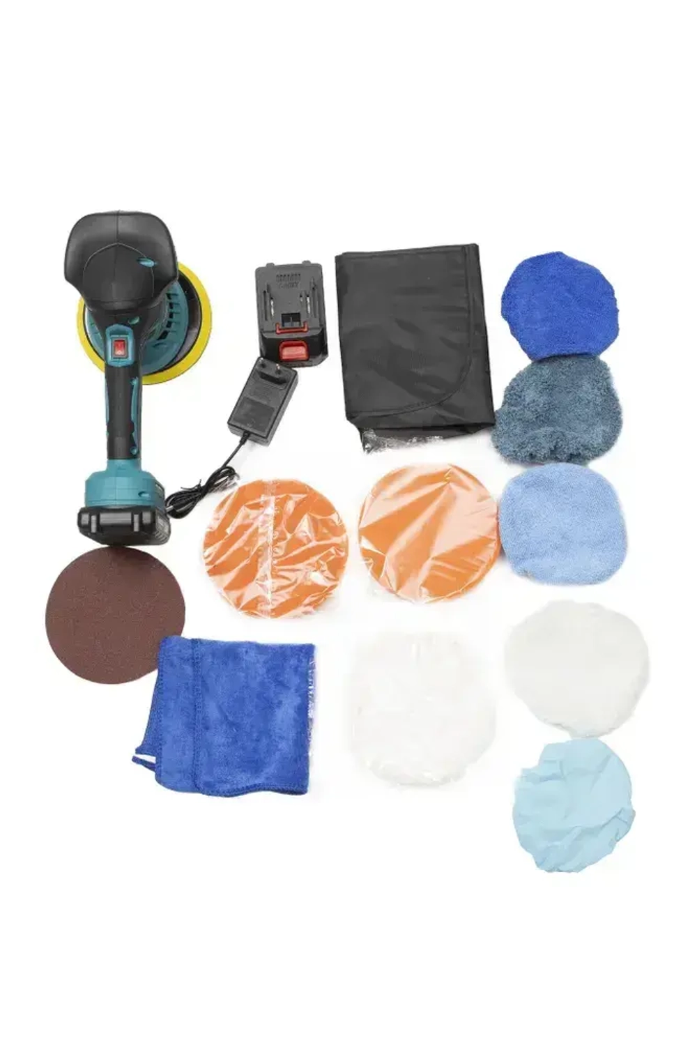 Полировальная эксцентриковая машина аккумуляторная 18в