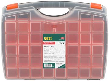 Ящик для крепежа (органайзер), съемные ячейки 16,5" ( 425х330х60 мм )