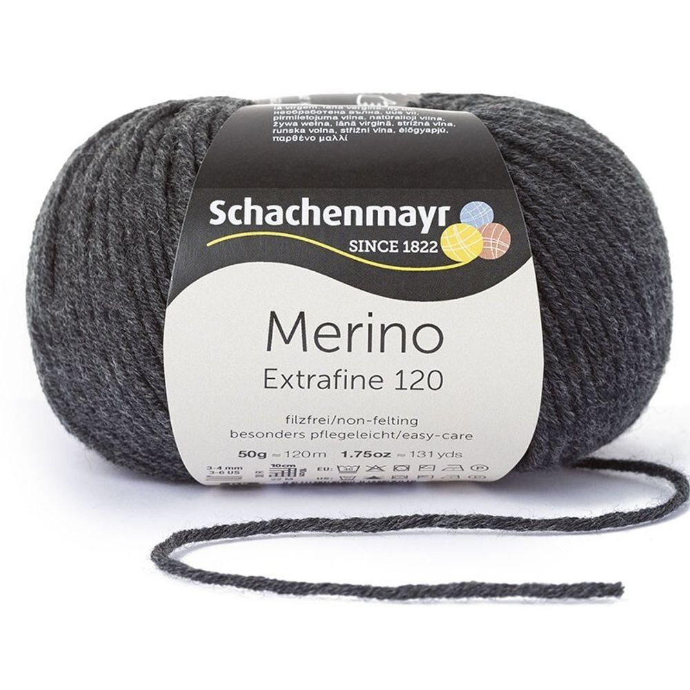 Пряжа Schachenmayr Merino Extrafine 120 (00198)