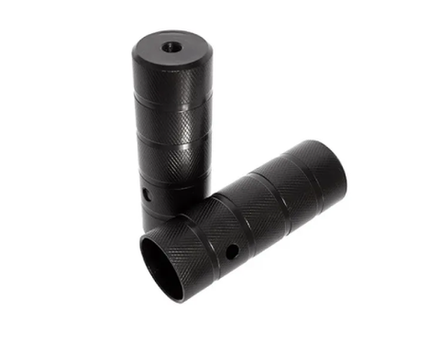 Пеги стальные под ось 3/8", 2 шт, черные A-8-B