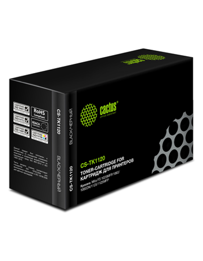 Cactus CS-TK1120 TK-1120 черный (3000стр.) для Kyocera FS 1025MFP/1060/1060DN/1125/1125MFP