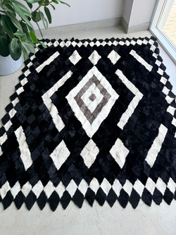 Покрывало меховое ковер из шкуры овчины