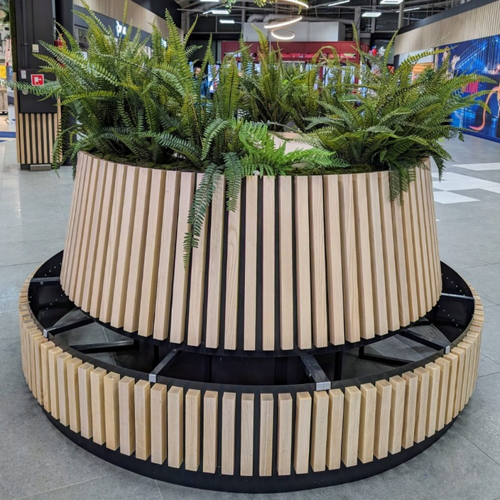 Озеленение торговых центров искусственными растениями в Москве и Санкт-Петербурге