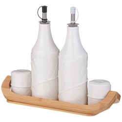 НАБОР ДЛЯ СПЕЦИЙ LEFARD "NATIVE" 4 ПР. НА ДЕР. ПОДСТАВКЕ 27,4*10,8*4,6 СМ (КОР=12НАБ.)