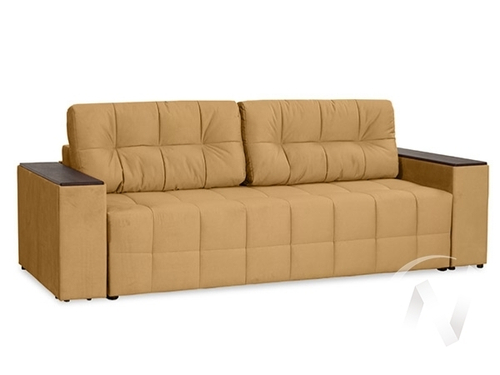 Диван прямой Элегант БД (2022) ДЕКОР ВЕНГЕ/GROUND 13 (темно-бежевый)