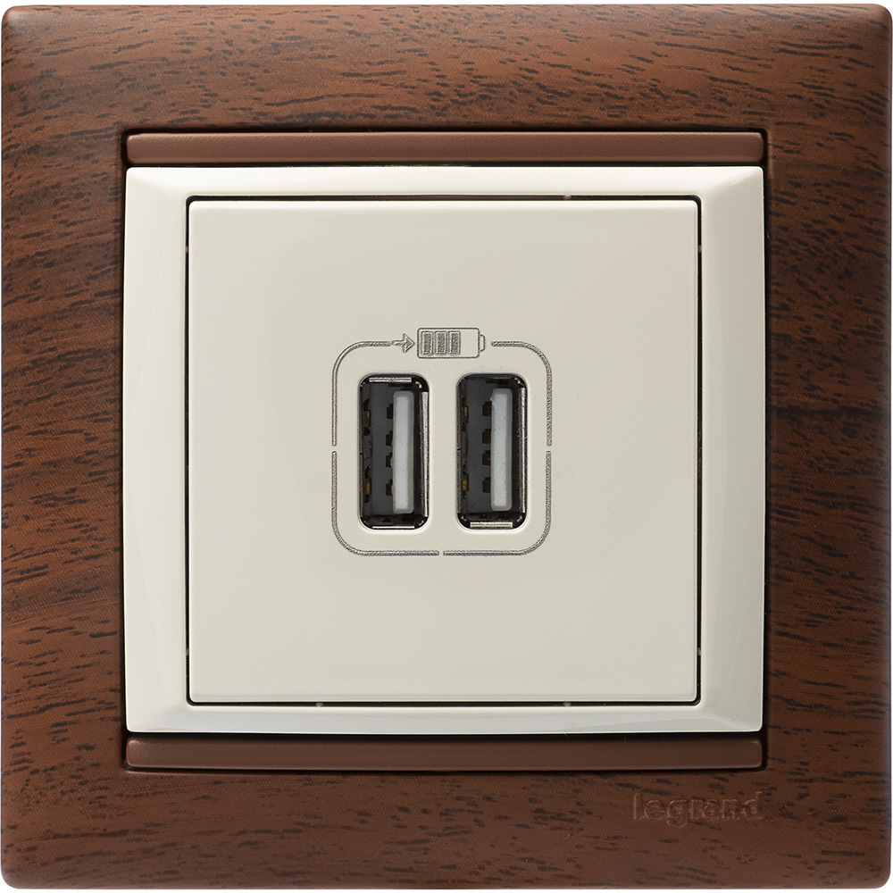 Рамка 1 пост тонированное дерево Valena Classic LEGRAND