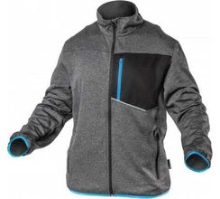 Толстовка рабочая серый меланж/синяя NISTER Högert, арт. HT5K900