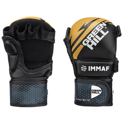 MMI-602 Перчатки MMA IMMAF approved черно-золотистые