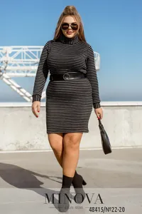 Платье 22-20-Чёрный Minova