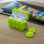 Силиконовый чехол для AirPods PRO Pop it, 012635 Синий