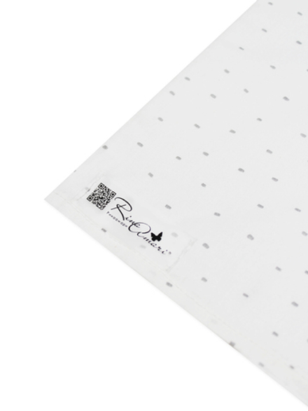 Наволочка Крапинка серая хлопок-ранфорс RinaAmari Размер 40*60