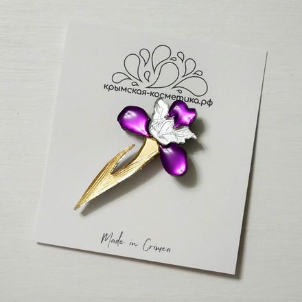 Брошь "Ирис"