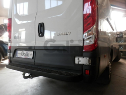 Оцинкованный фаркоп на Iveco Daily фургон/шасси 1999-2014, 2014- (без электрики), Galia I021A