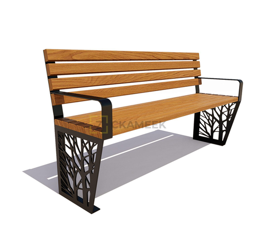 Скамейка садовая «Роща» (1,5 м ангарская сосна, 40х60)