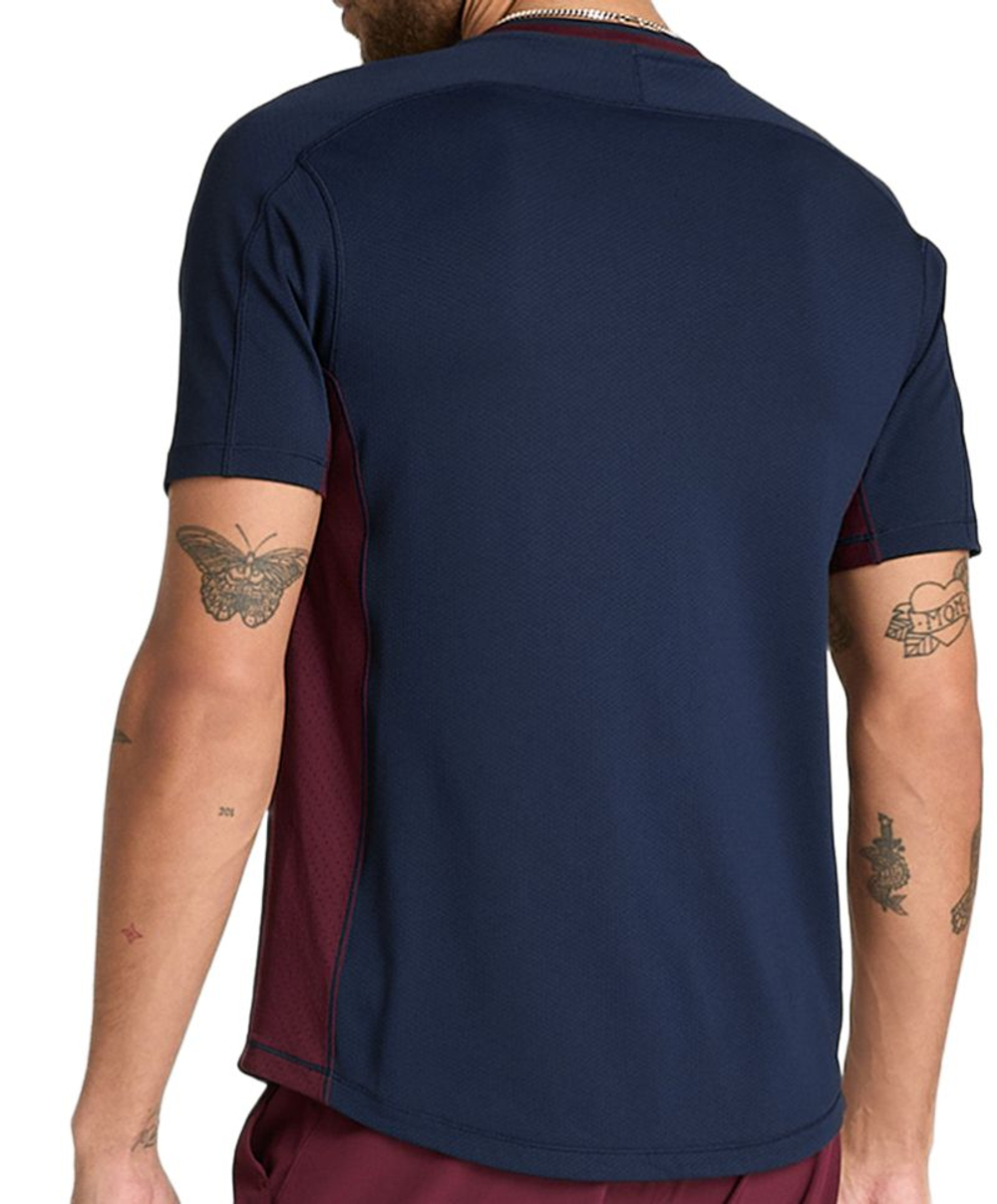 Мужская теннисная футболка Wilson Serve Out - classic navy