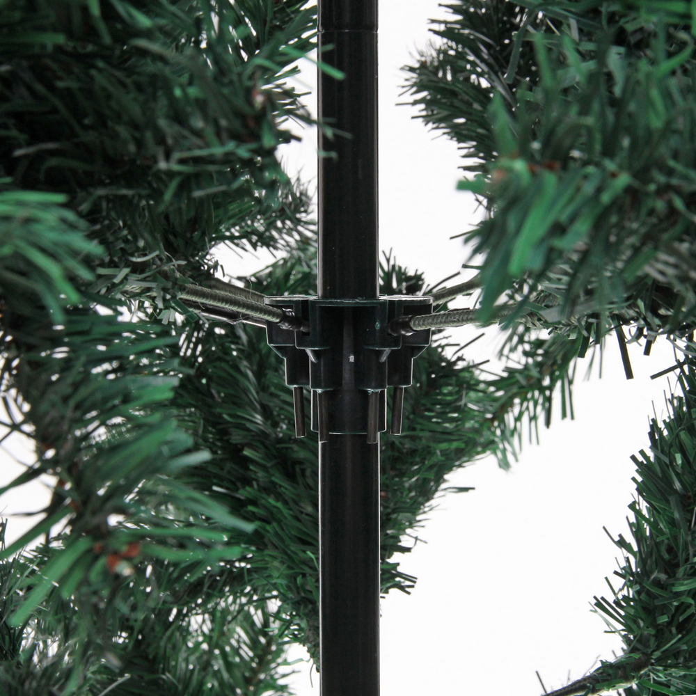 Ёлка «Финская» 240 см, ПВХ, шишки, ягоды (1883 веток)