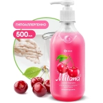 Крем-мыло жидкое GRASS увлажняющее Milana Спелая черешня 500мл