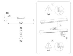 Ambrella Трековый однофазный светодиодный светильник Track System GL6777