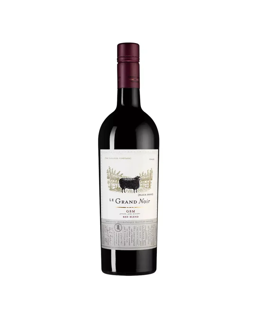 Le Grand Noir, GSM (Grenache-Syrah-Mourvèdre) IGP
