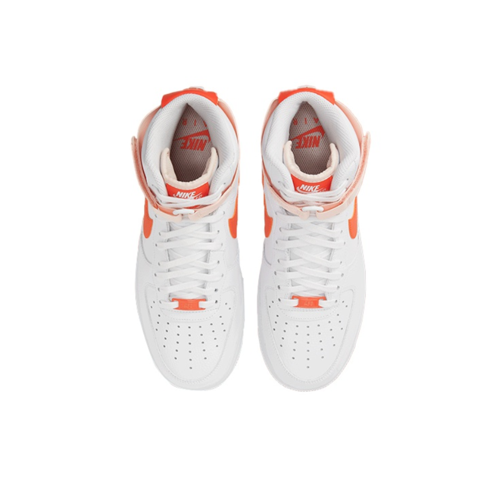 Женские кроссовки Nike Air Force 1 High 'White Orange Pearl' 334031‑118