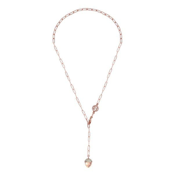 Колье Boccadamo Caleida KGR003RS RG с кристаллами Swarovski, покрытием золотом