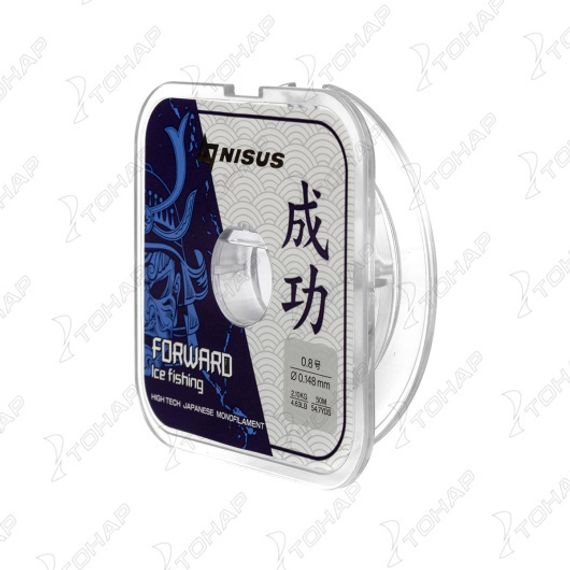 Леска FORWARD ICE FISHING 0,148mm/50m Nylon Transparent (N-FIF-0.148-50) Nisus