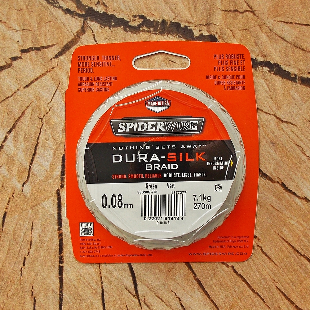 Шнур Spiderwire Dura-Silk 270 м