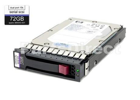 Жесткий диск HPE 384852-B21 HP 72-GB 3G 15K 3.5 DP SAS