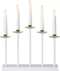 Светильник декоративный Greta 37х31 см., 5 ламп, белый хром, Star Trading (138-28)