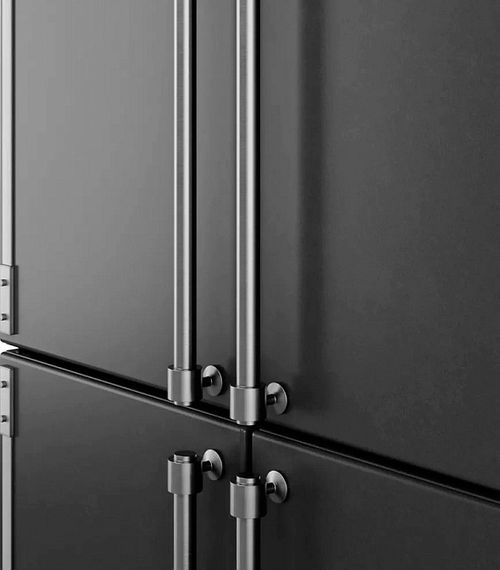 Холодильник Kuppersberg NMFV 18591 BK Silver