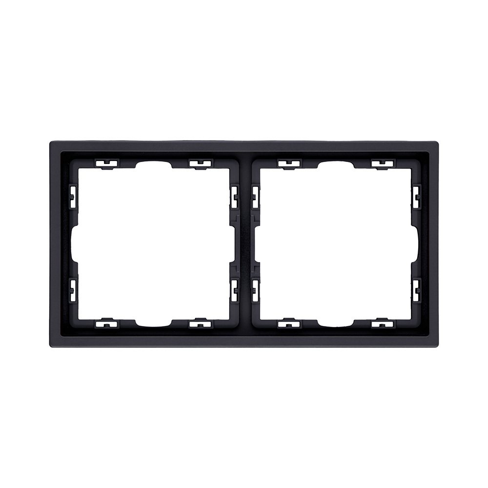 Рамка 2-постовая, черный матовый Kollinger Eclipse EC2BK