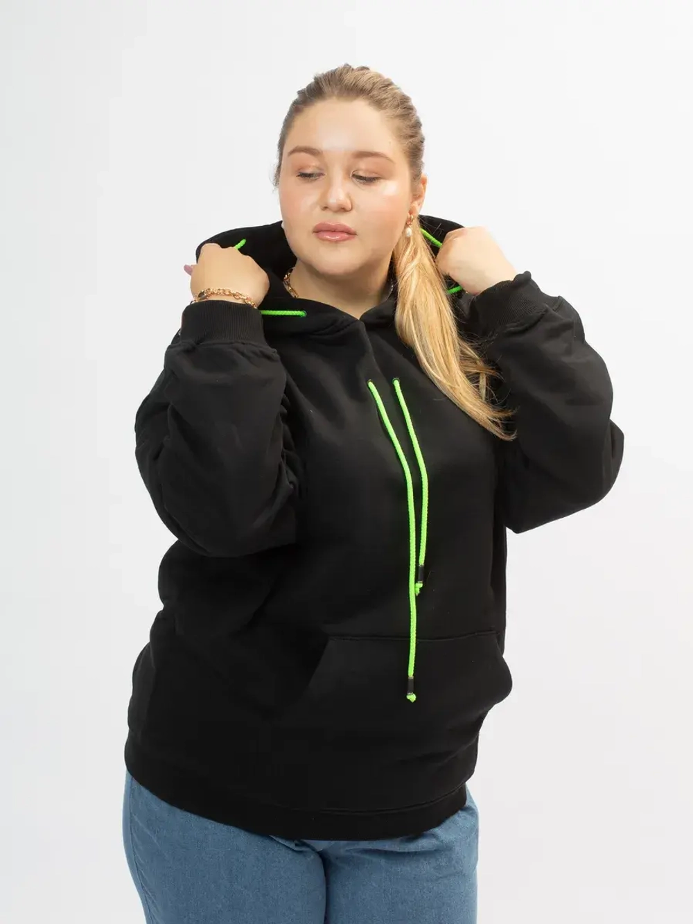 Худи over size оверсайз без начеса