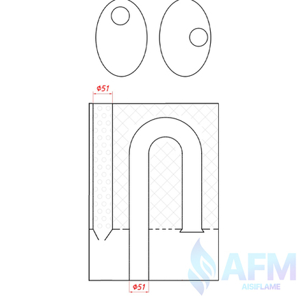 Глушитель универсальный нерж., тихий 6.5.95.300R