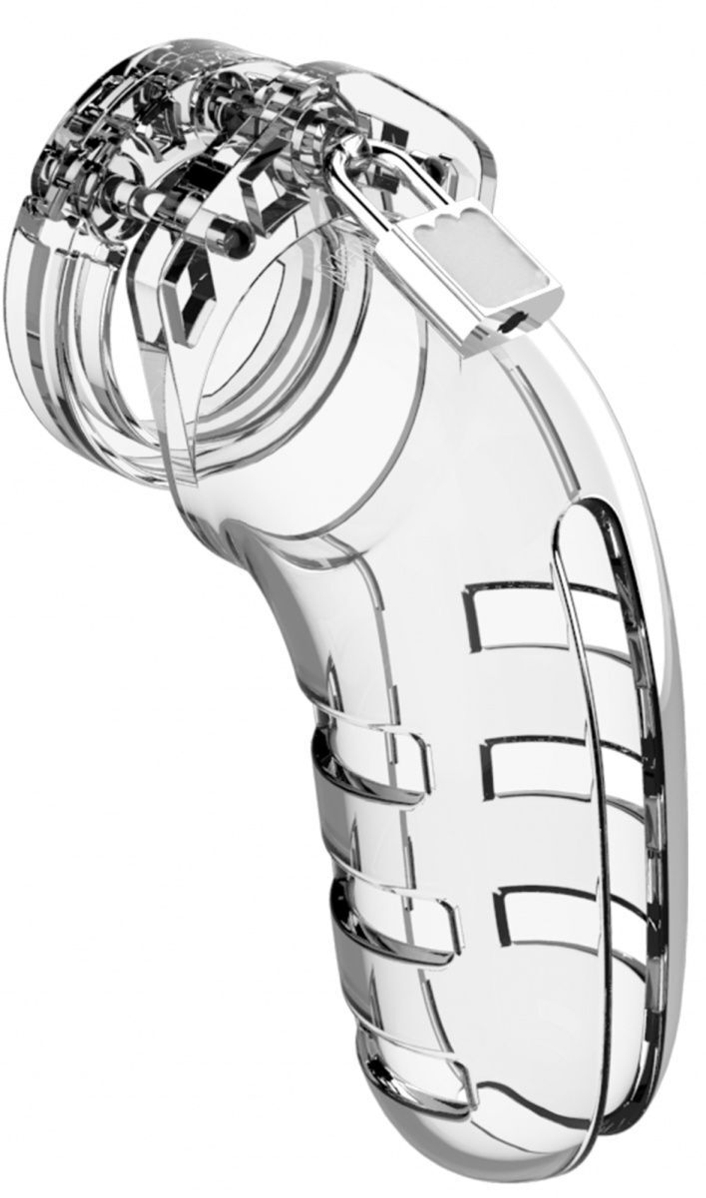 Прозрачный мужской пояс верности Cock Cage Model 06 Chastity (Цвет: прозрачный)