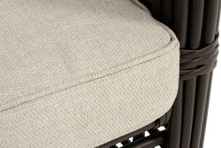 "Ницца" кресло из искусственного ротанга, цвет бронзовый