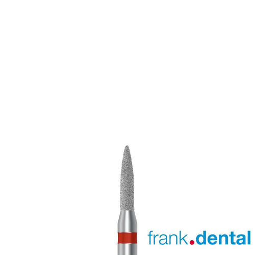 Бор алмазный красный Frank Dental типа FG - D.861.012.F.FGS