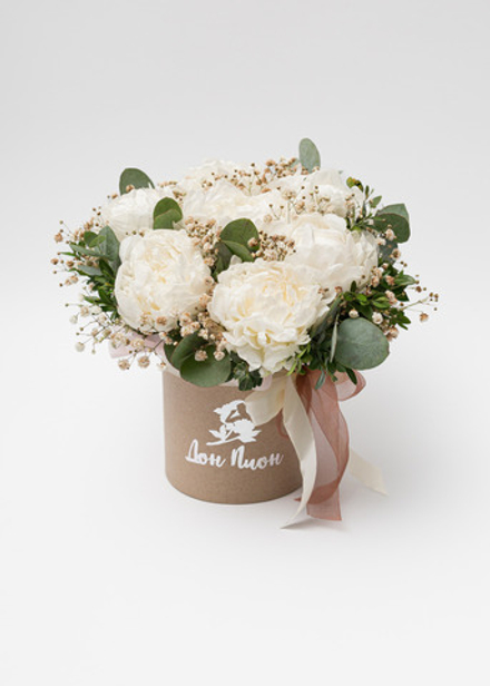 Коробочка пионы М1 #7