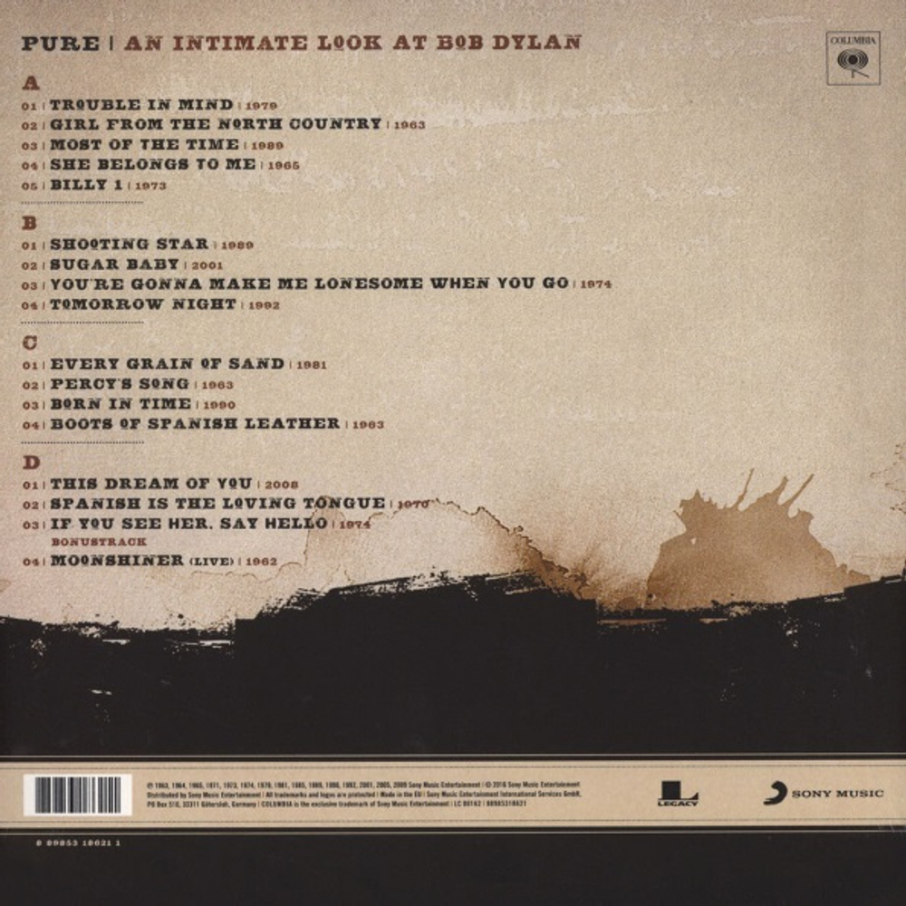 Bob Dylan / Pure Dylan - An Intimate Look At Bob Dylan (2LP)