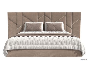 Кровать Монтенегро с широким изголовьем