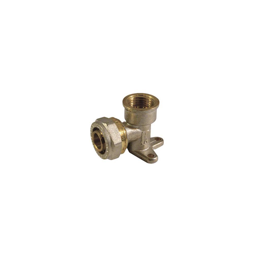 Уголок СТМ 16 x 1/2&quot; с креплением для металлопластиковых труб
