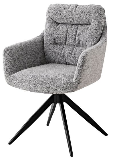 Стул обеденный Nia букле, серый