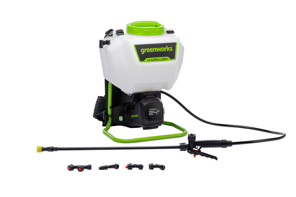 Опрыскиватель аккумуляторный Greenworks G24BPSII, 24V, c 1хАКБ 2Ач и ЗУ