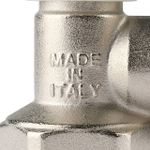 Клапан балансировочный угловой STOUT - 3/4" (ВР/НР-американка, PN10, Tmax 120°C)