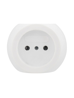 Разветвитель 3-м 6А IP20 Шар 220В бел. Rexant 11-1063