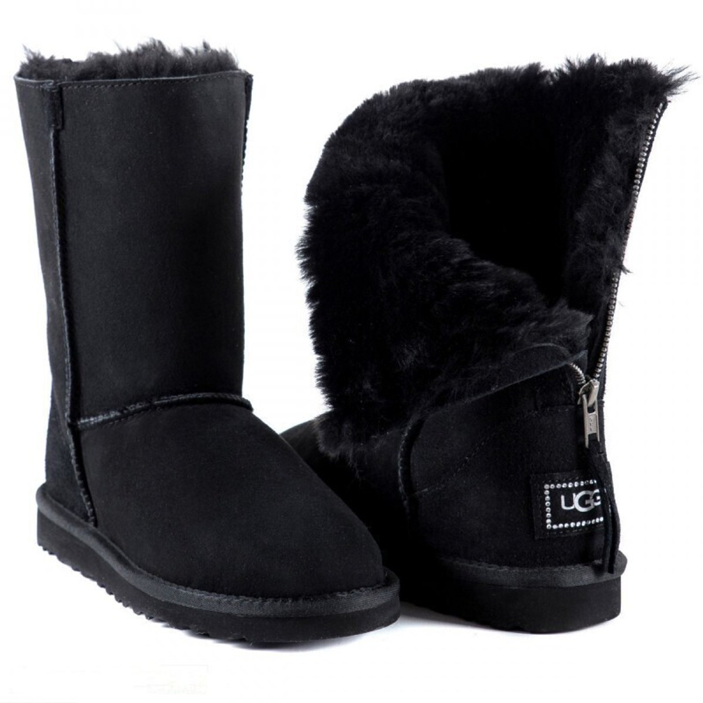 Угги Short Zip Black