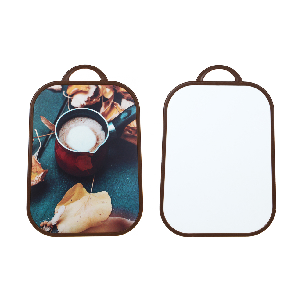 Доска разделочная 37*25*1,2см пластиковая "Кофе" VETTA