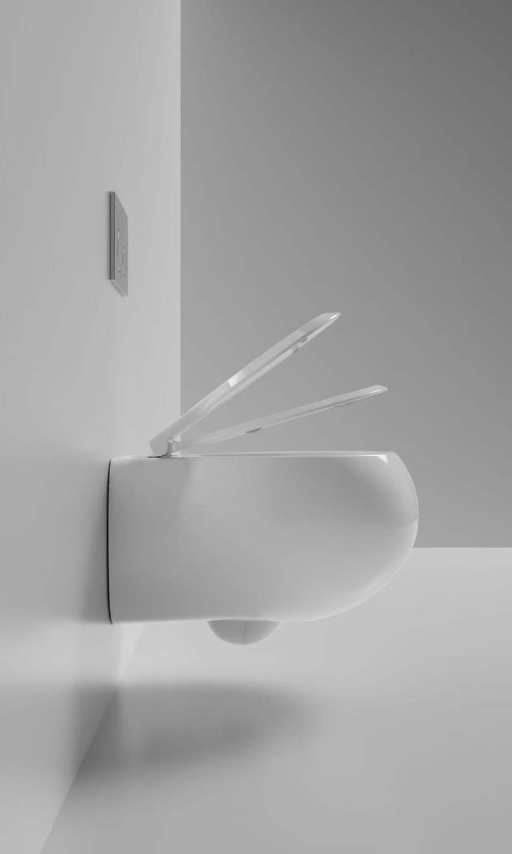 Унитаз подвесной безободковый с сиденьем и смывом TORNADO CEZARES GRANDE-TOR CZR-308-TH-TOR/SC