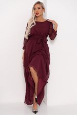 Платье Гретта (винный) Р11-1234/2 Nikol